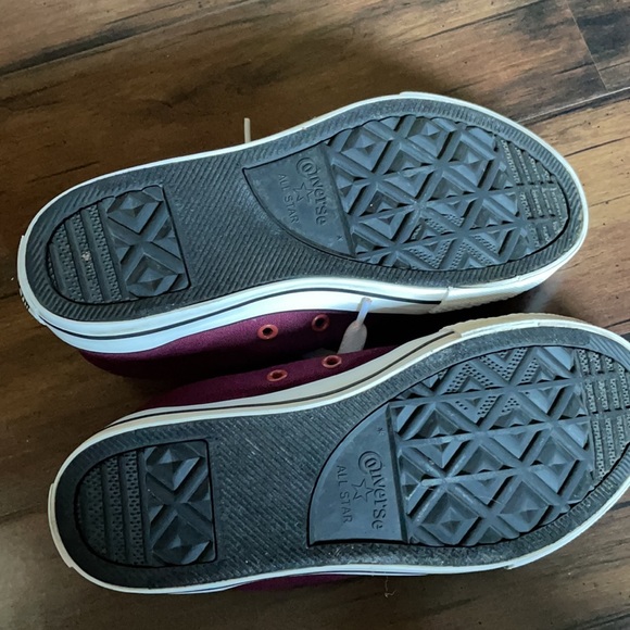 Converse canvas maroon and orange size 5 - Picture 7 of 7